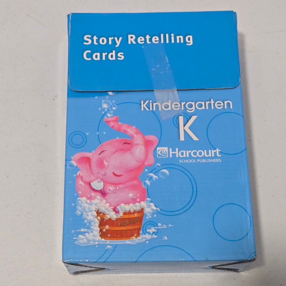 Harcourt Story Retelling Cards Kindergarten Grade K Literacy Learning Tool K-12